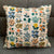 Wildflower Field Natural Linen-Cotton Pillow