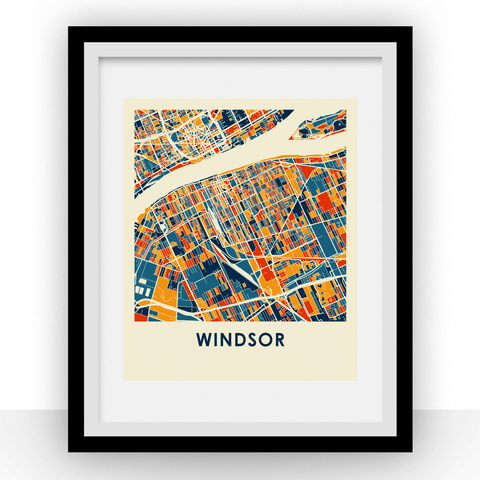 Windsor Map Print