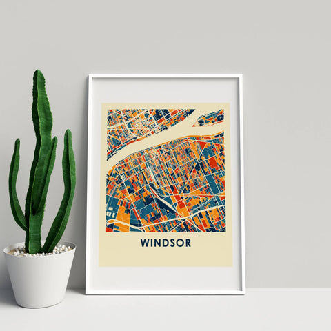 Windsor Map Print