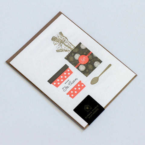 Ice Cream and Tissue Card