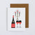 Romantic Wine and Candles Card