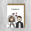 Congrats Bride &amp; Groom Card