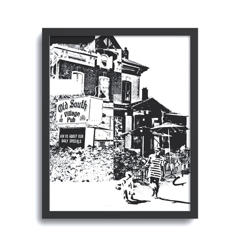Old South Village Pub Print