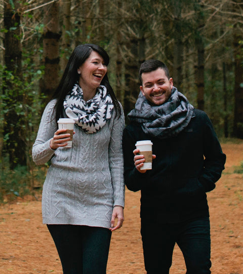 Spruce Moose Signature Scarf - Greys & Browns