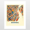 Montréal Map Print
