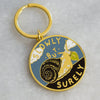 Slowly But Surely (Snail) Keychain