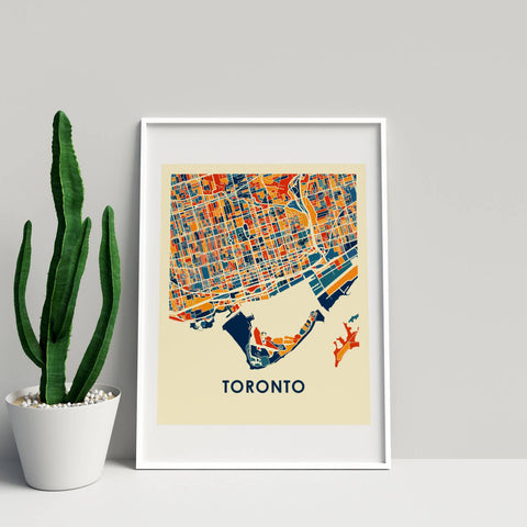 Toronto Map Print