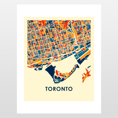 Toronto Map Print