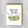 Three Peas In A Pod Card