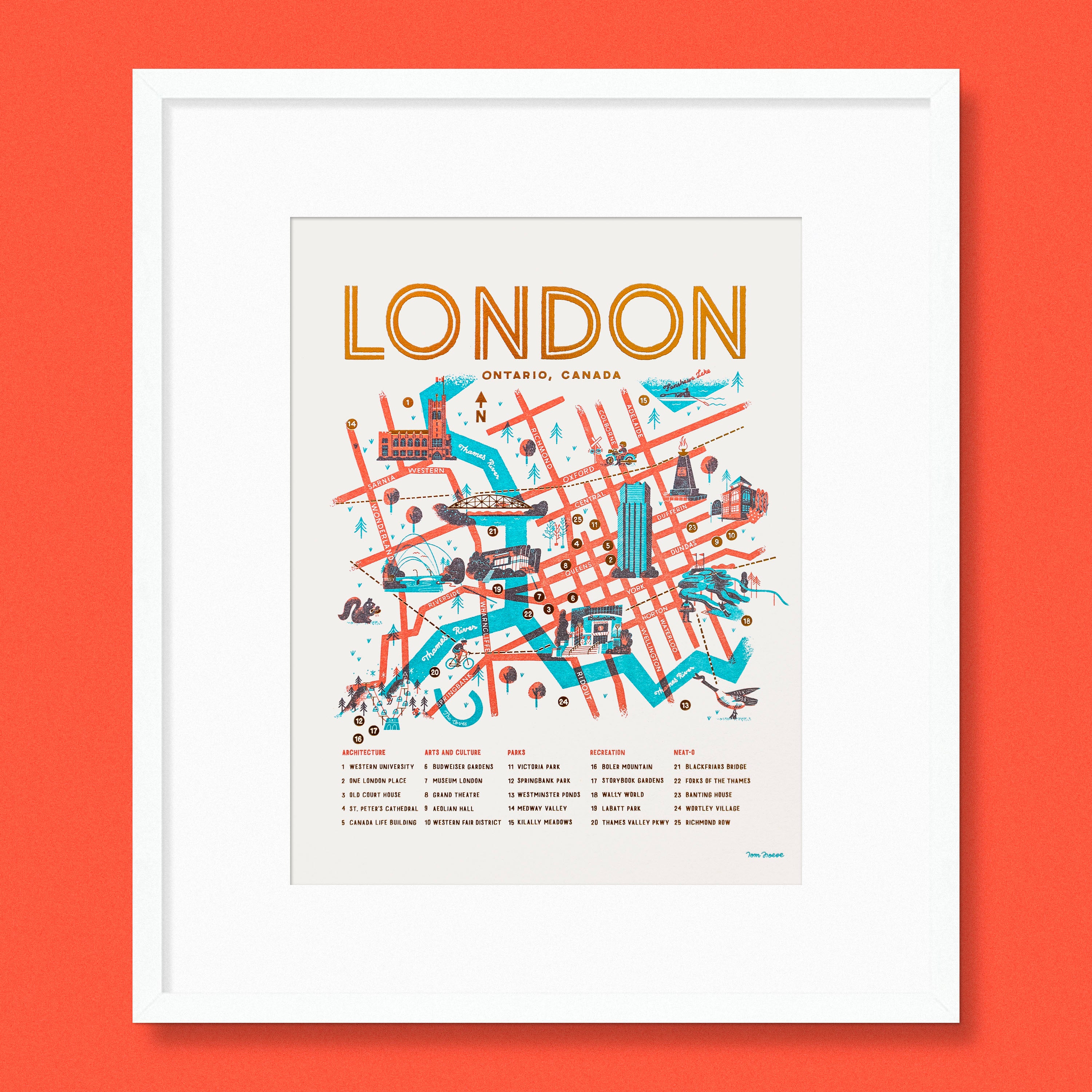 The Map of London – Spruce Moose