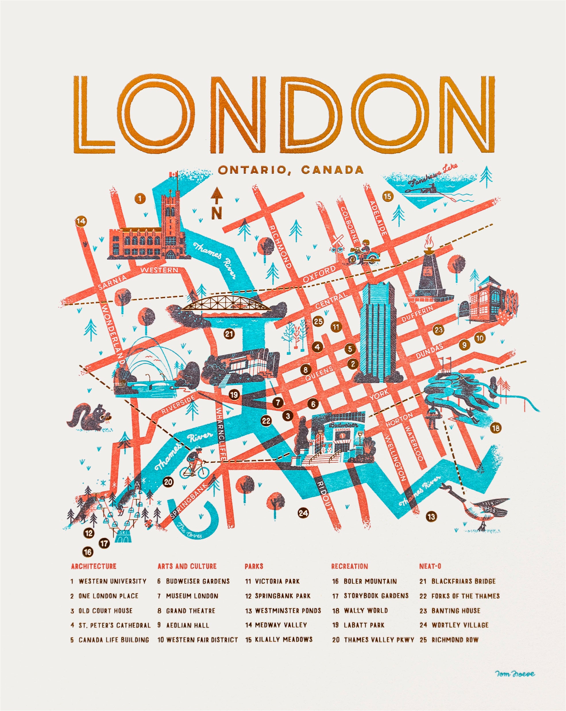 The Map of London – Spruce Moose
